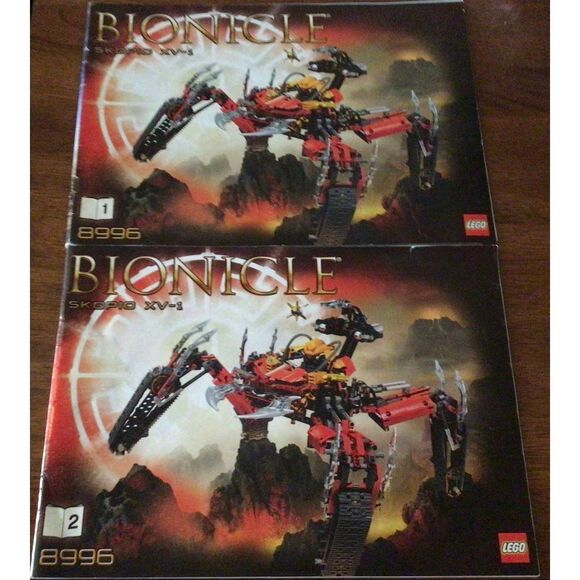 LEGO Bionicle Skopio XV-1 #8996 Instruction Manual Only (6008) - Picture 1 of 12
